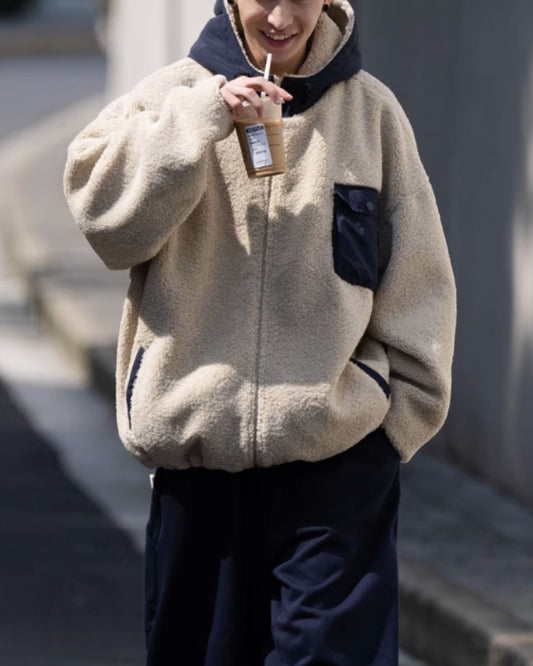 【10日以内お届け】Hooded Wool Jacket JK110