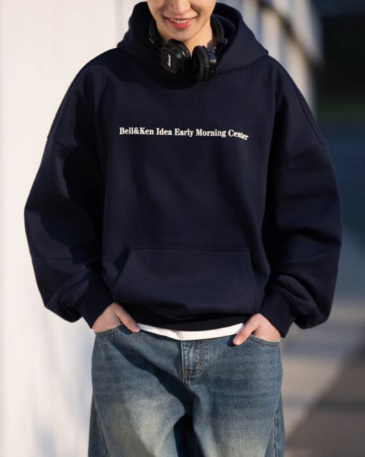 Letter Print Simple Hoodie HD049