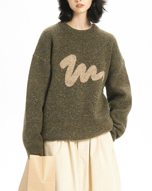 Painted Logo Sweater KN027