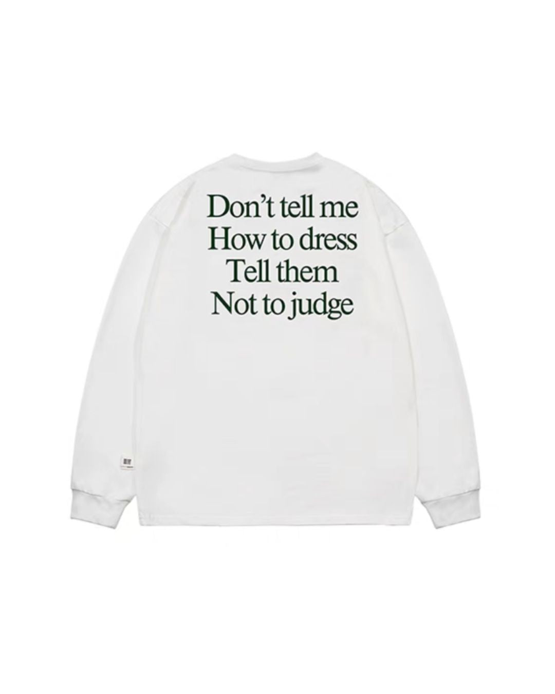 Back Print Lettered T-shirt LT037
