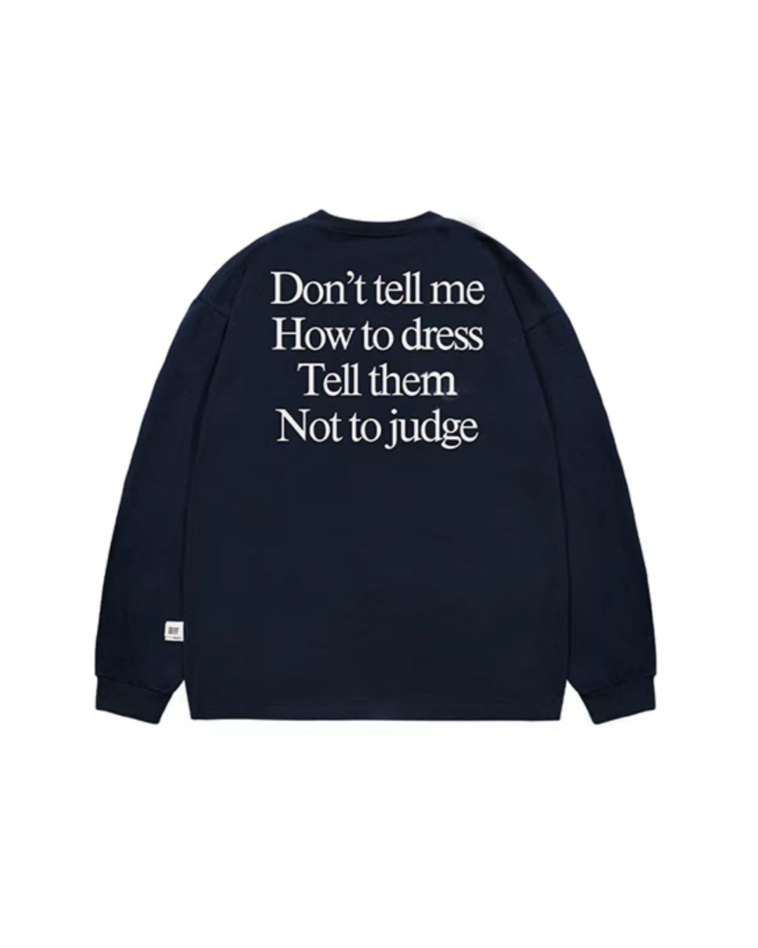 Back Print Lettered T-shirt LT037