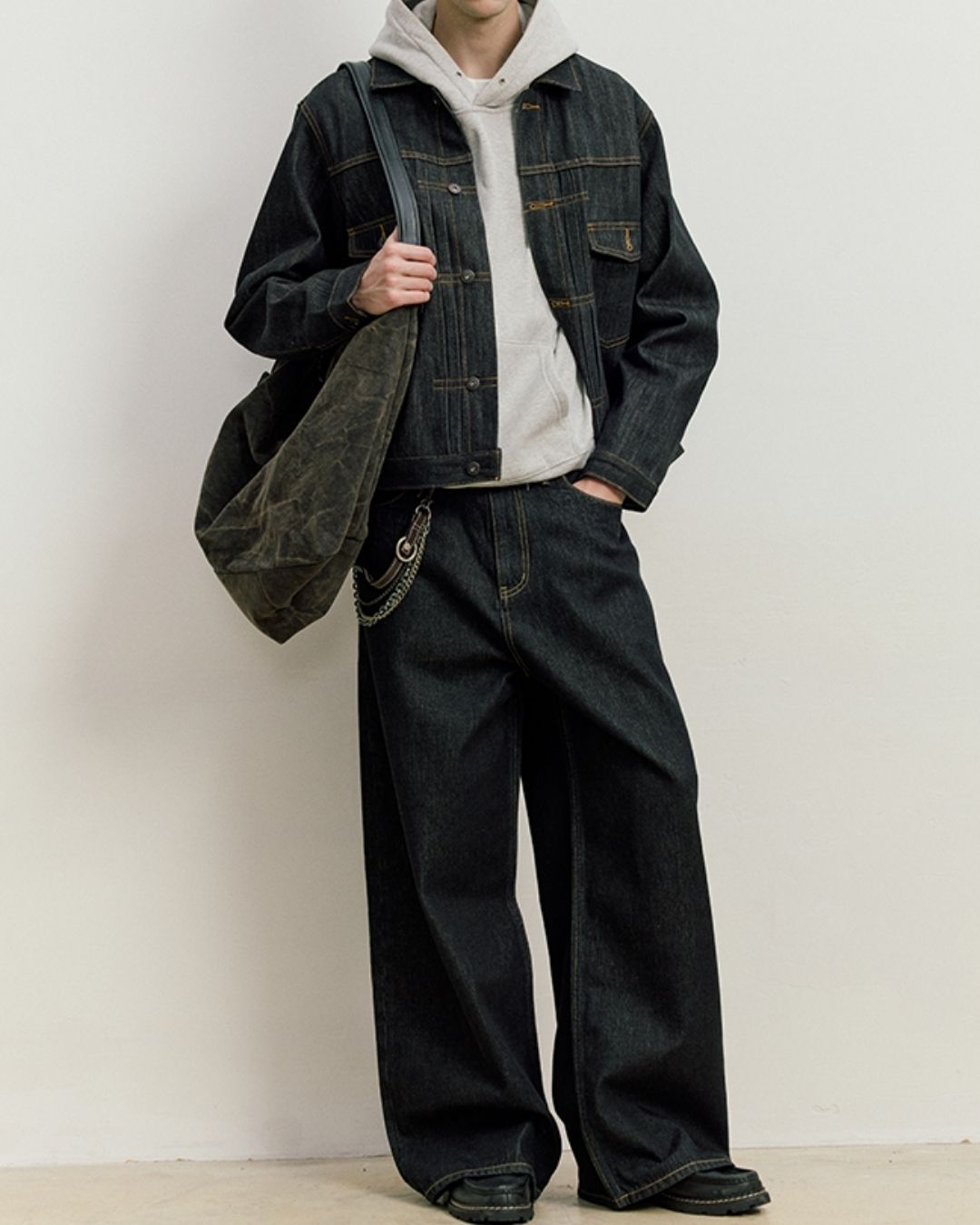 Casual Wide Straight Jeans DP054