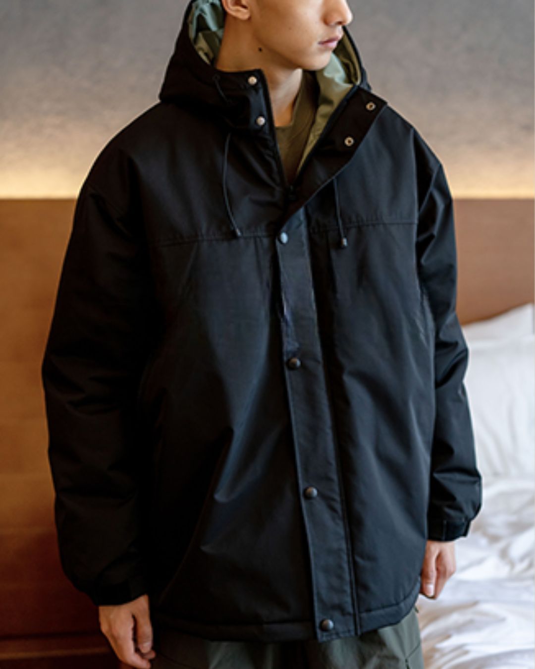 Padded Outdoor Hood Jacket JK241