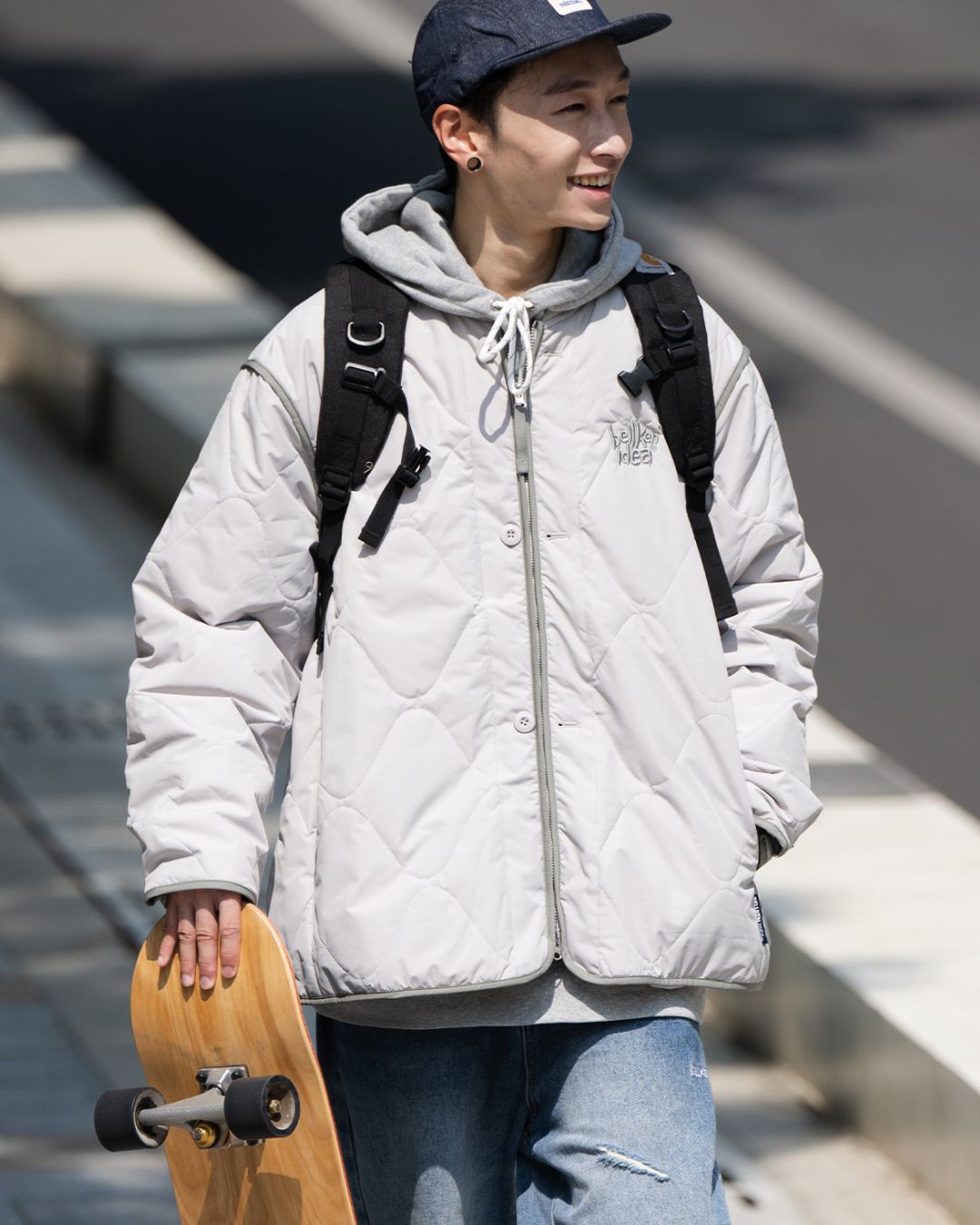 Cotton Quilted Jacket JK209