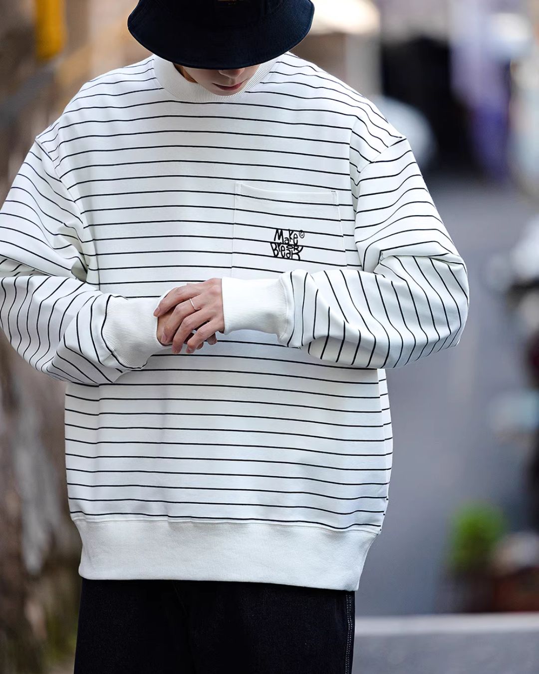 Border Pocket Sweat SW068
