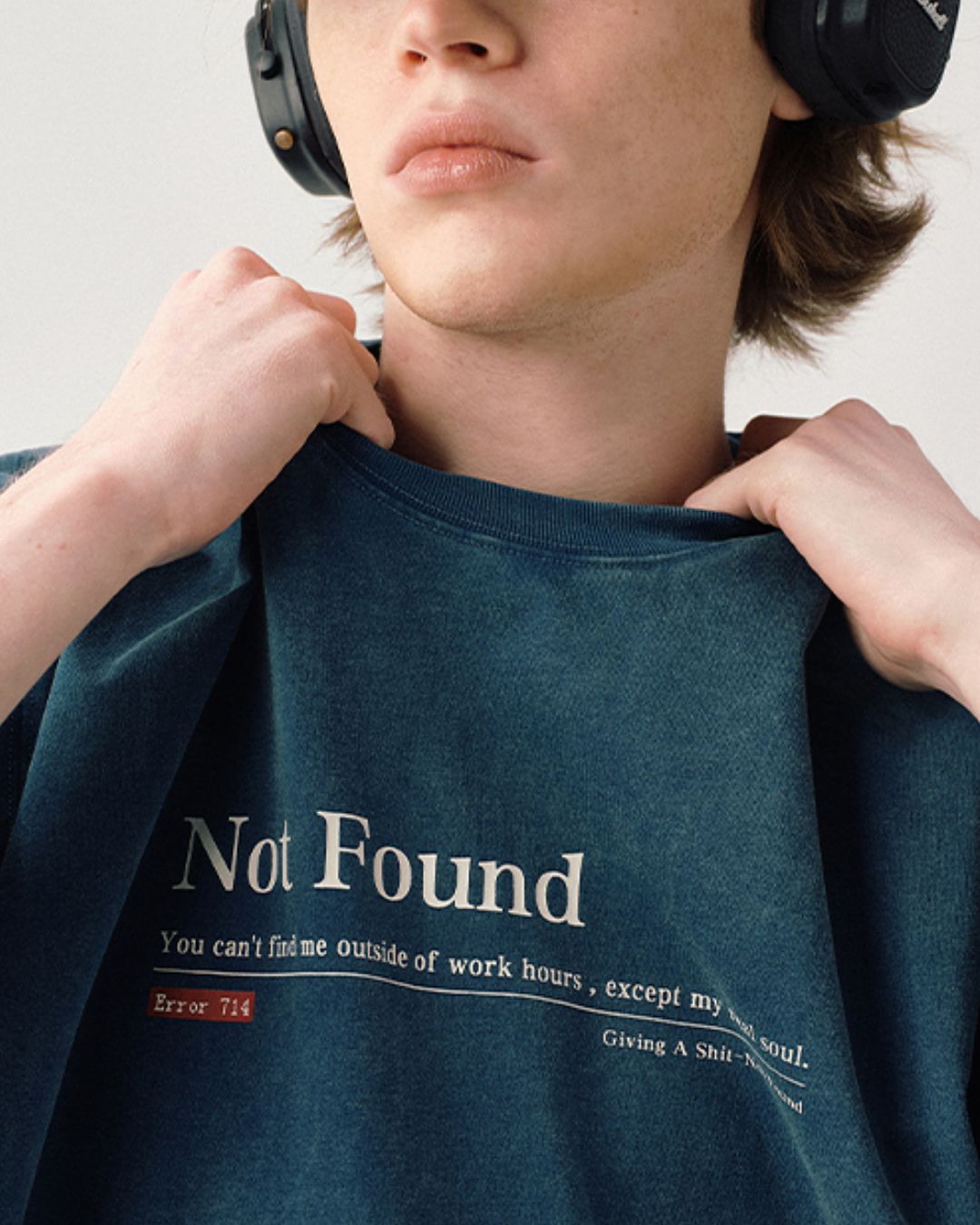 Washed Print T-shirt ST152