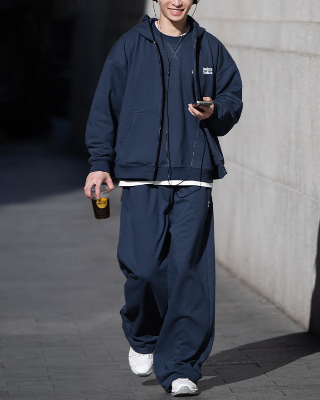 Basic Full Zip Hoodie HD076