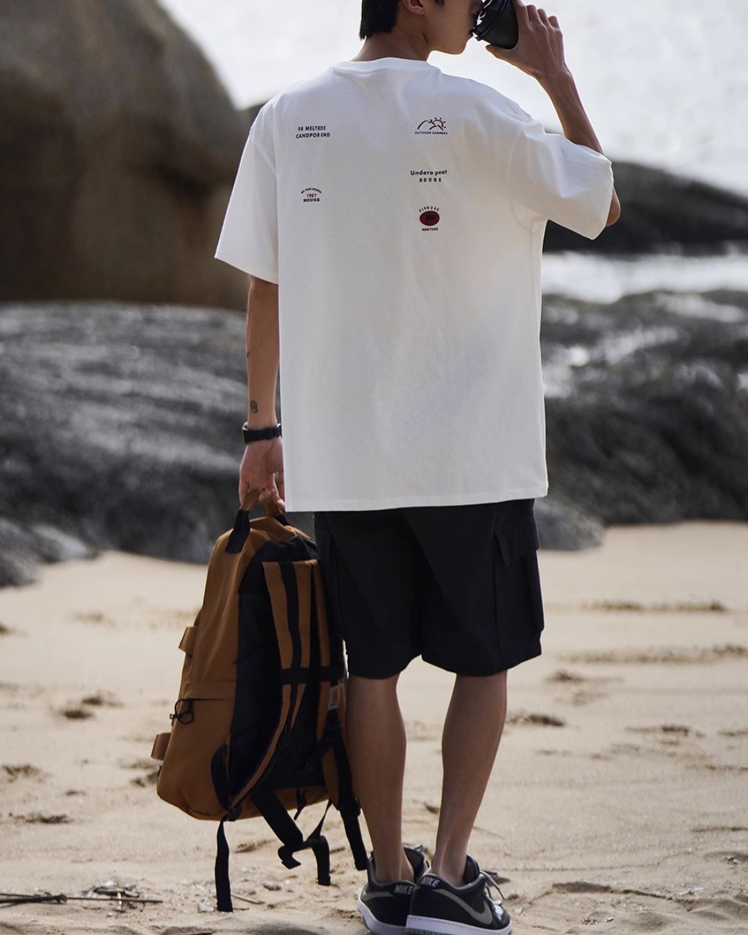 Back Logo Pocket T-shirt ST066