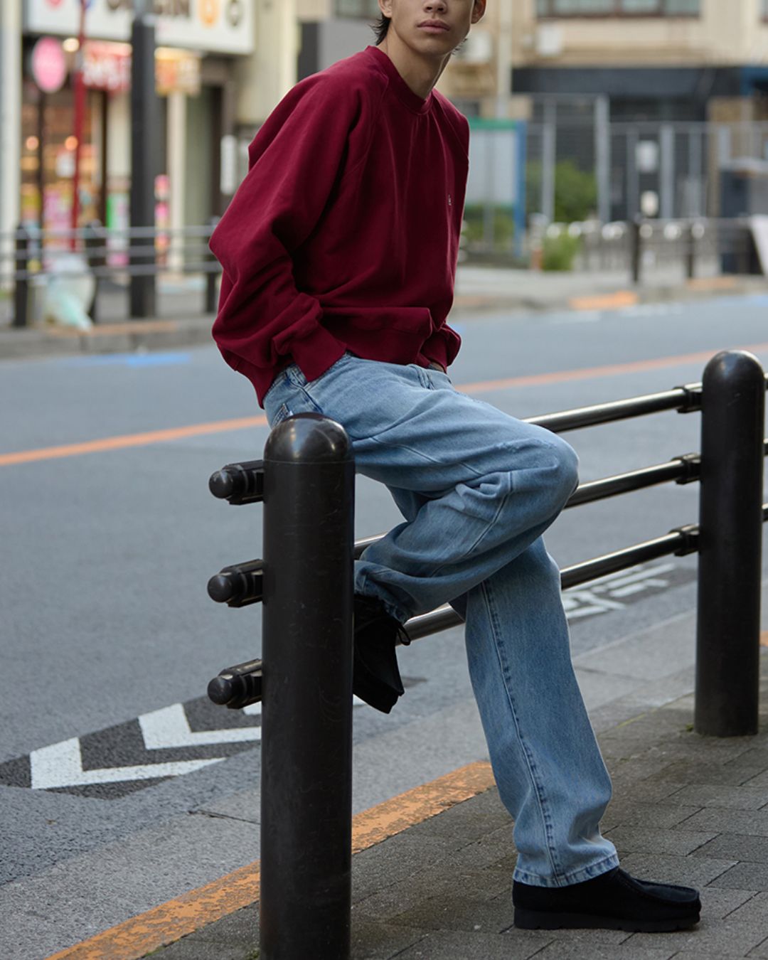 Crew Neck One Point Sweat SW087