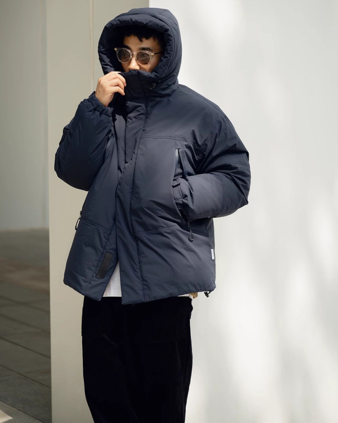 White Duck Hooded Down DW018