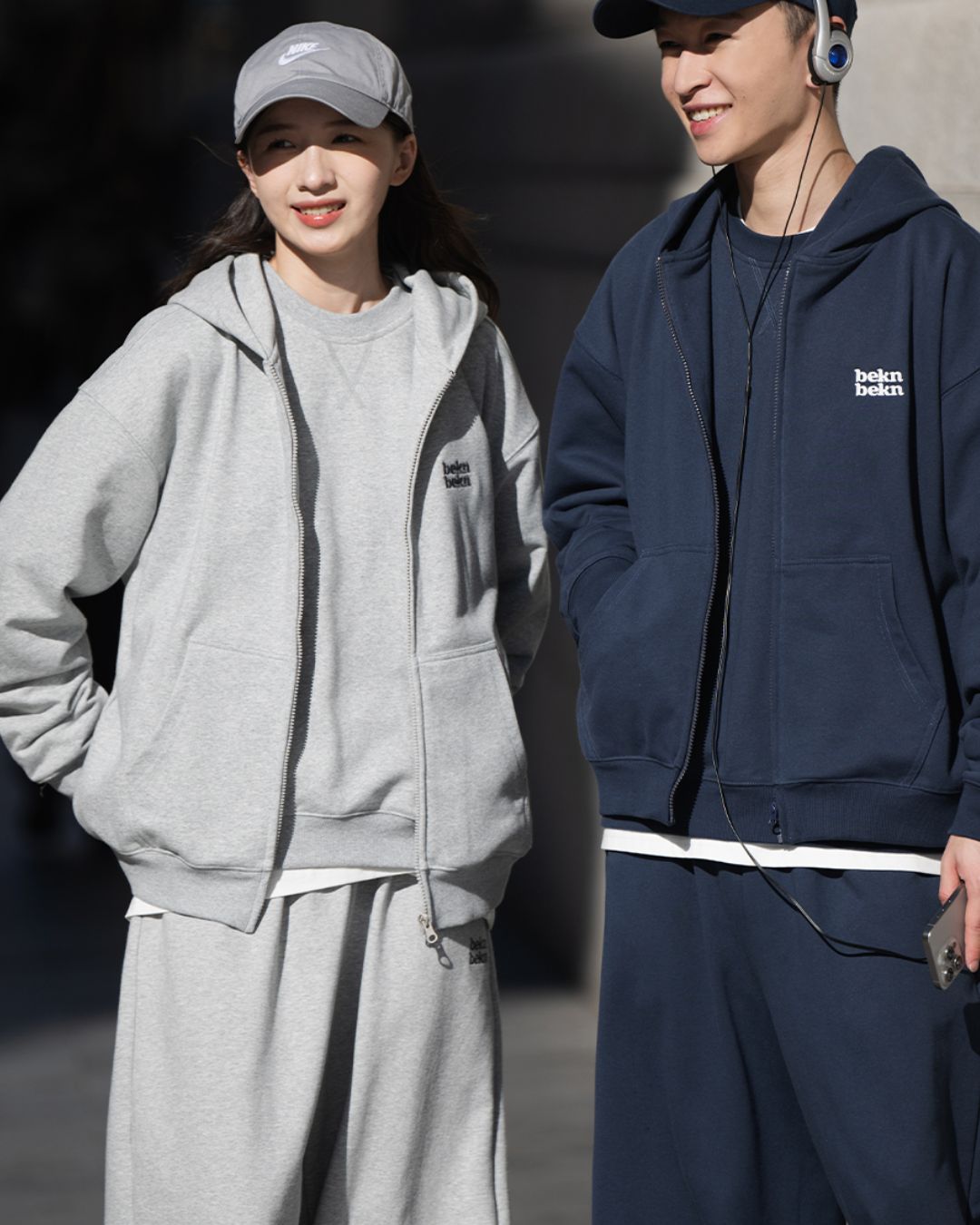 Basic Full Zip Hoodie HD076