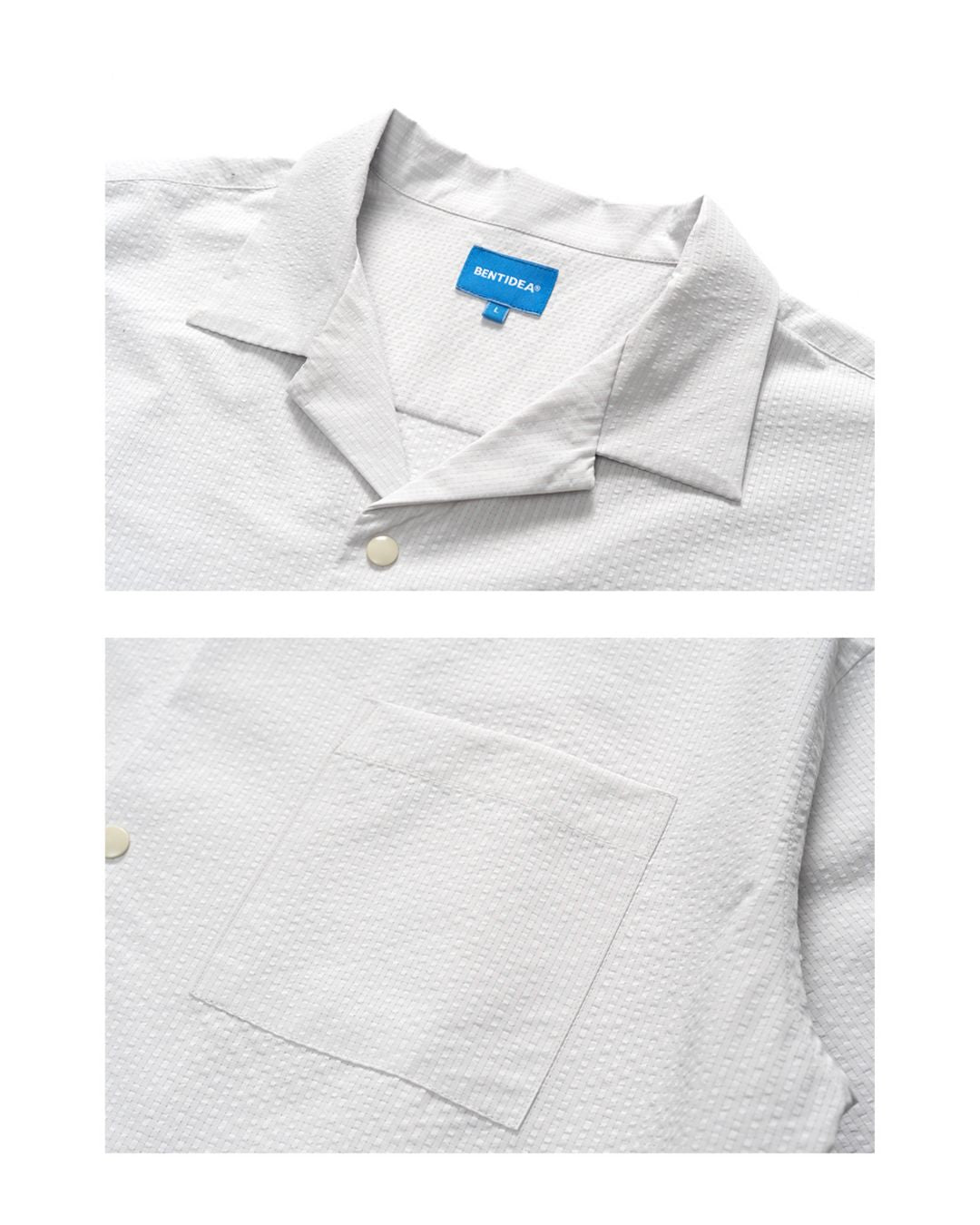 Stripe Seersucker Shirt SS072