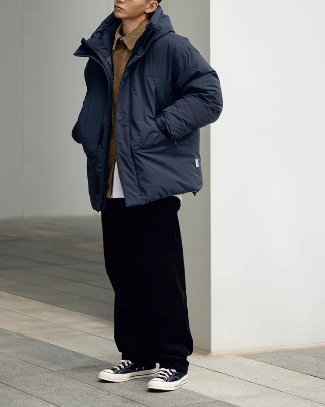 White Duck Hooded Down DW018