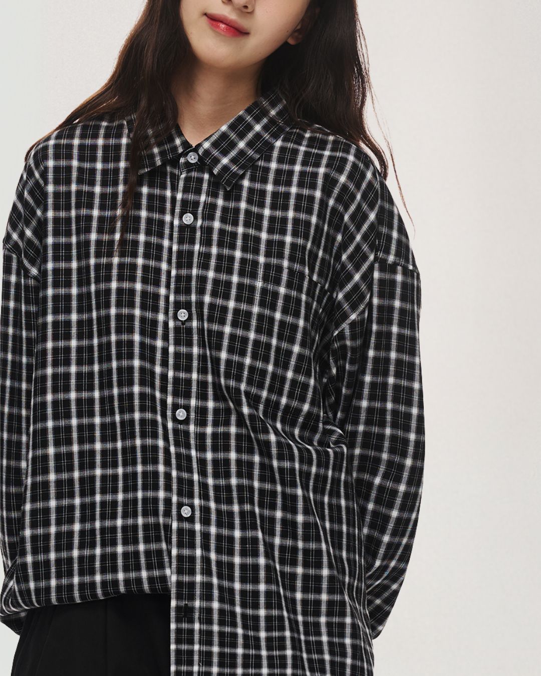 Retro Cotton Check Shirt LS099
