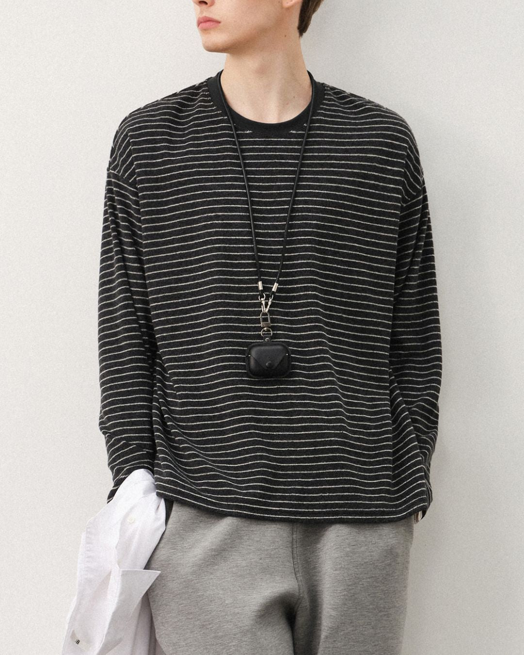 Terry Cloth Border T-shirt LT069