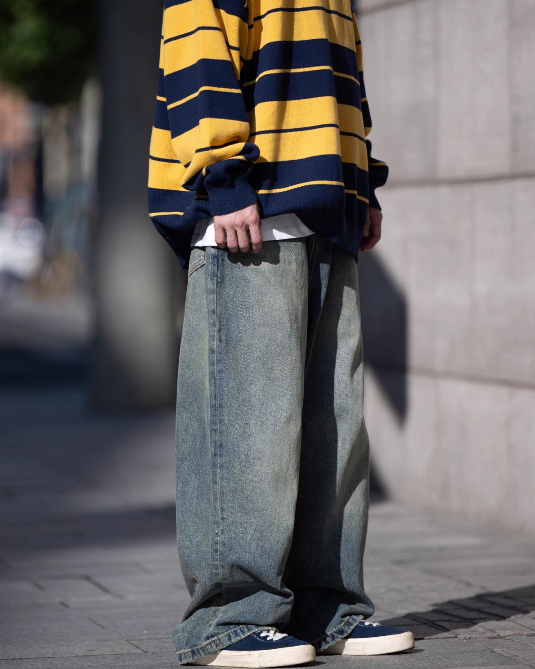 【10日以内お届け】Straight Washed Denim DP023