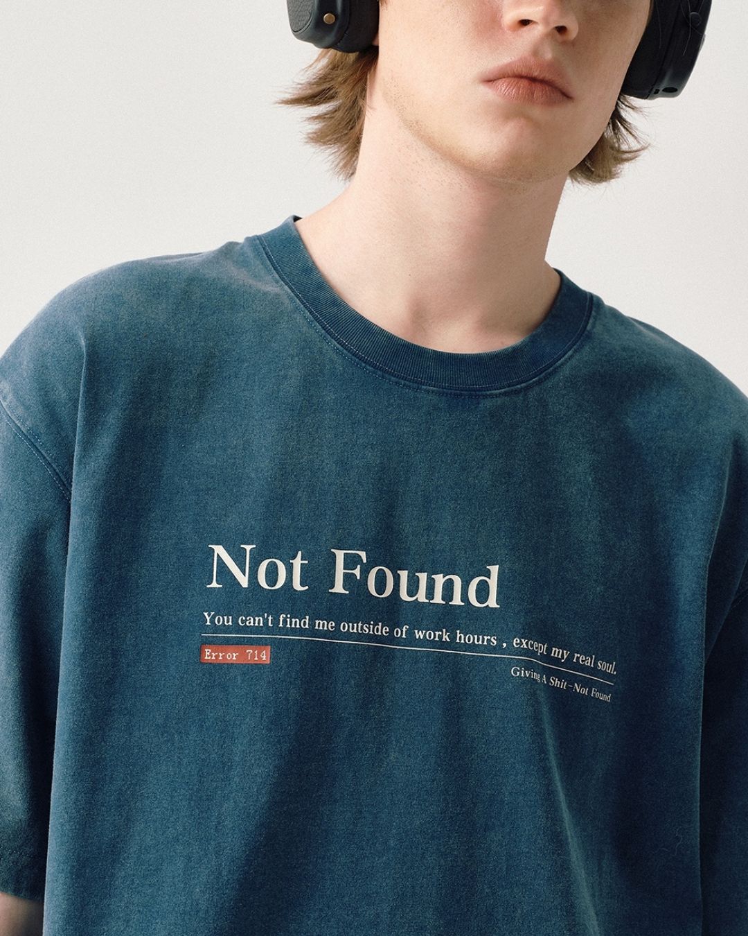 Washed Print T-shirt ST152