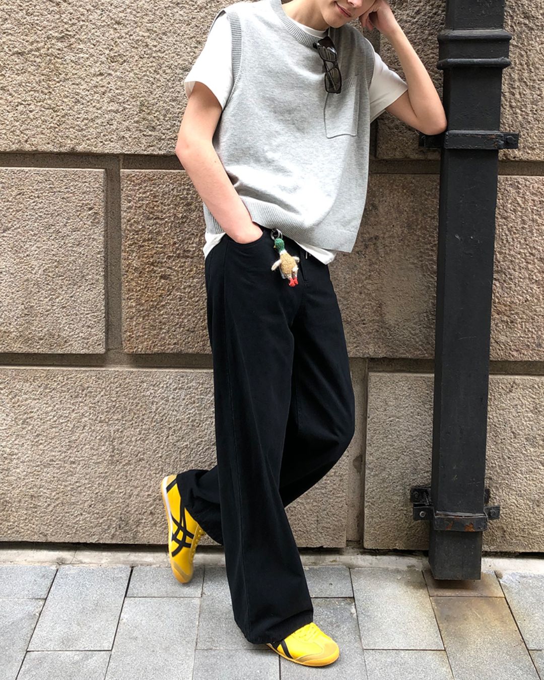 Cotton Basic Wide Pants WP080