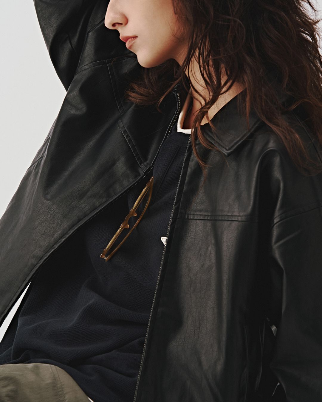 Basic Leather Jacket JK170