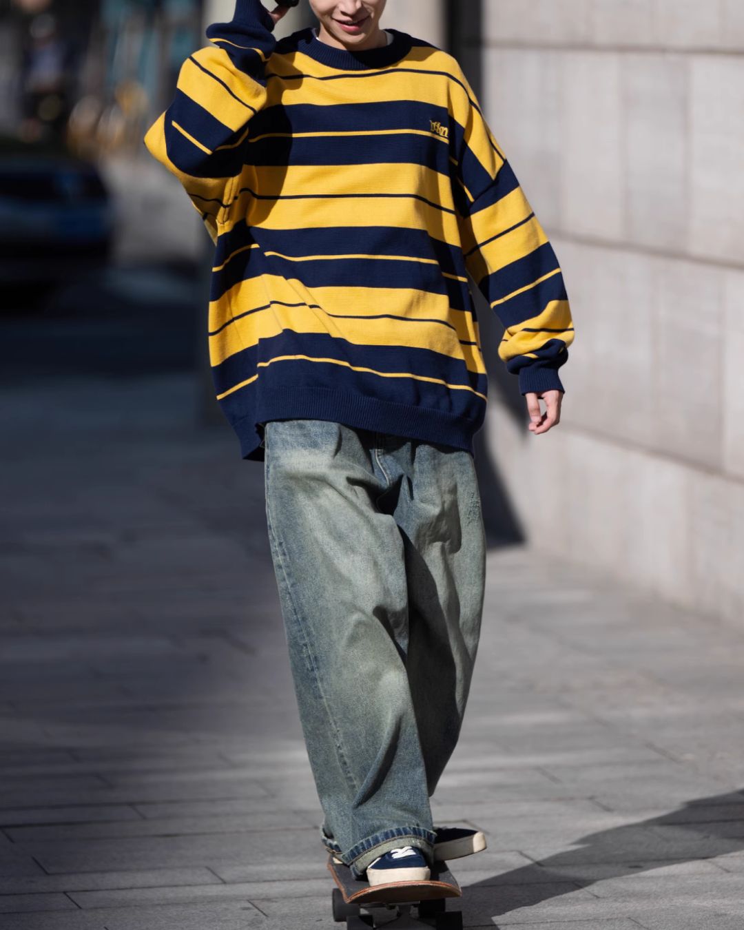 【10日以内お届け】Straight Washed Denim DP023