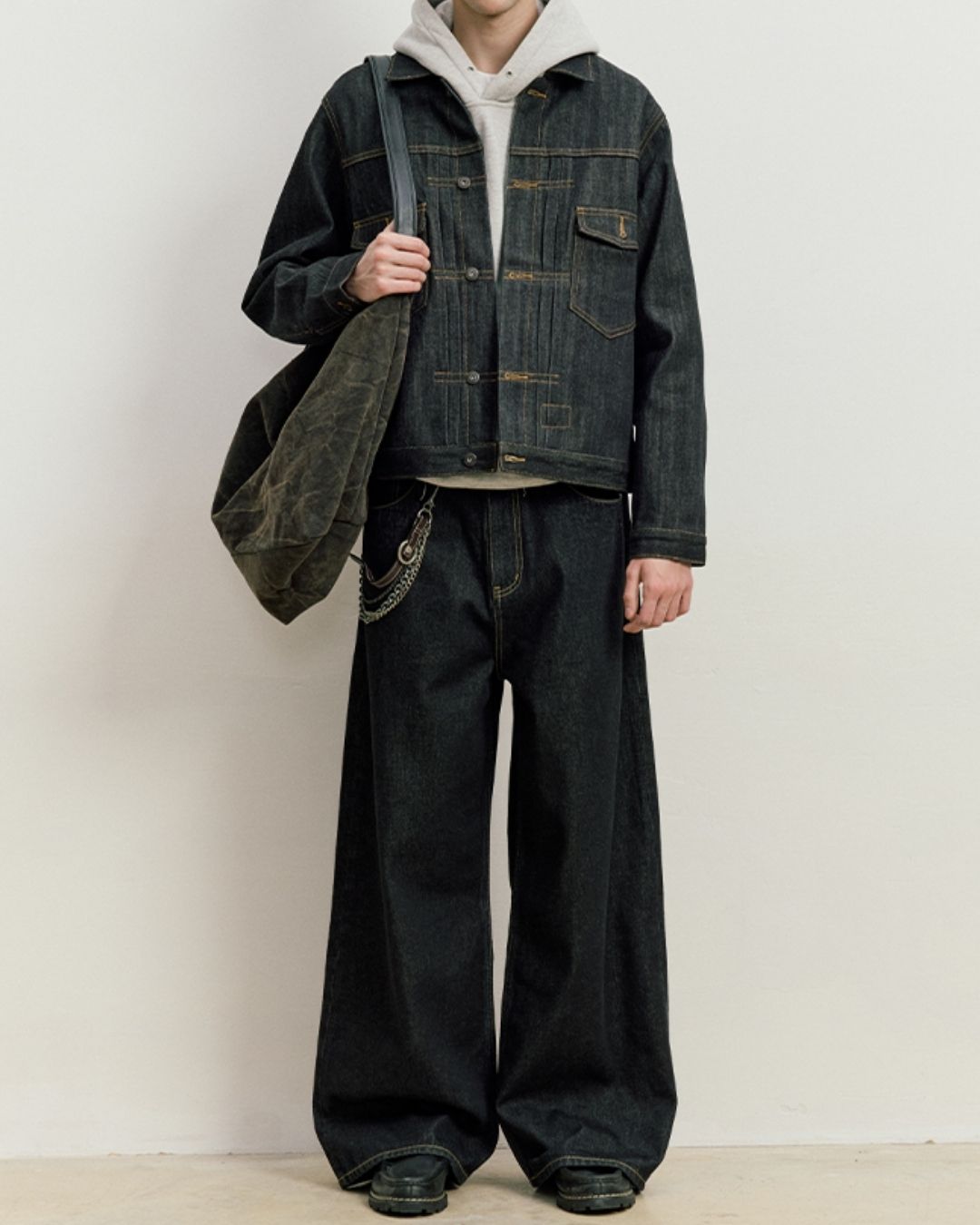 Casual Wide Straight Jeans DP054