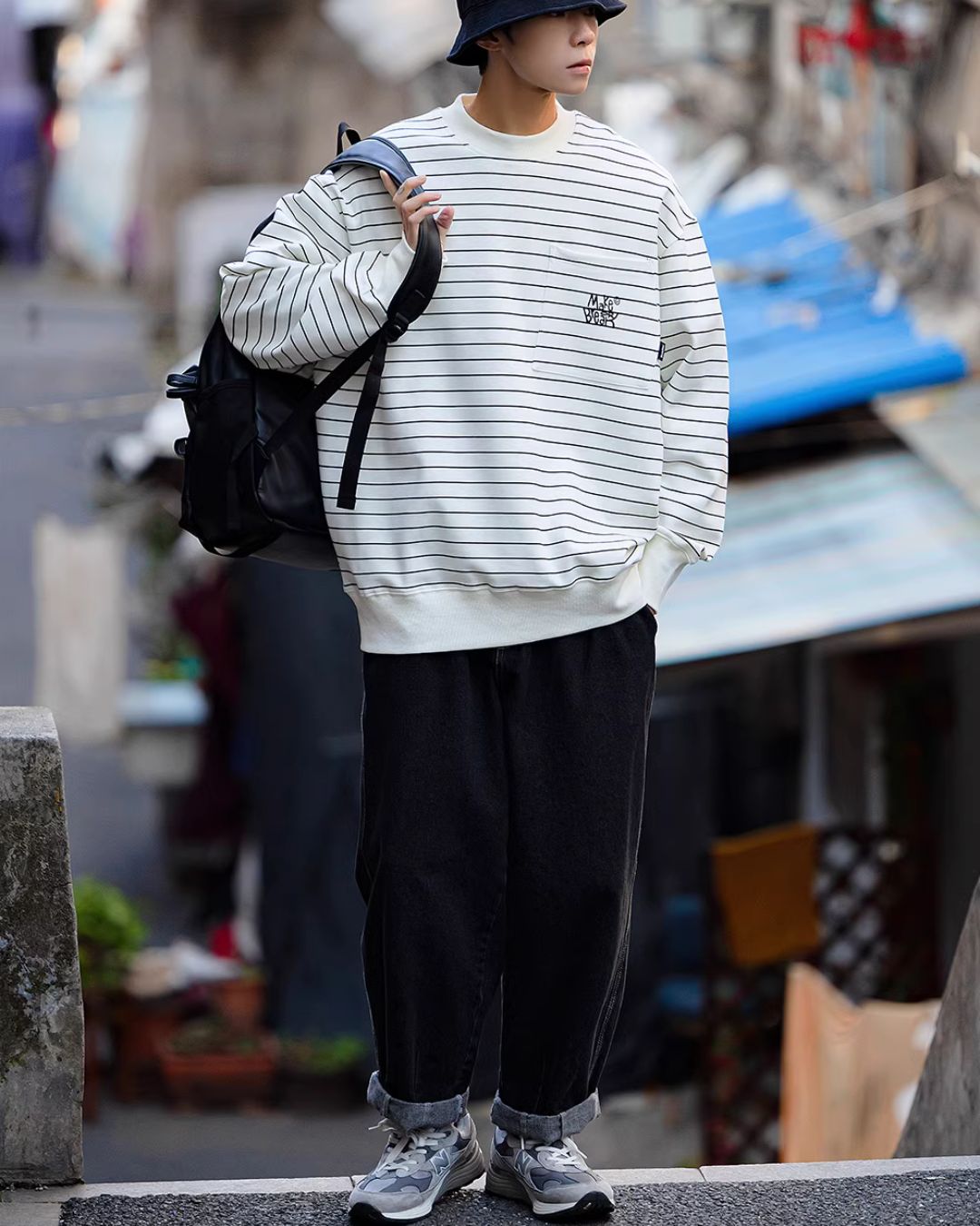 Border Pocket Sweat SW068