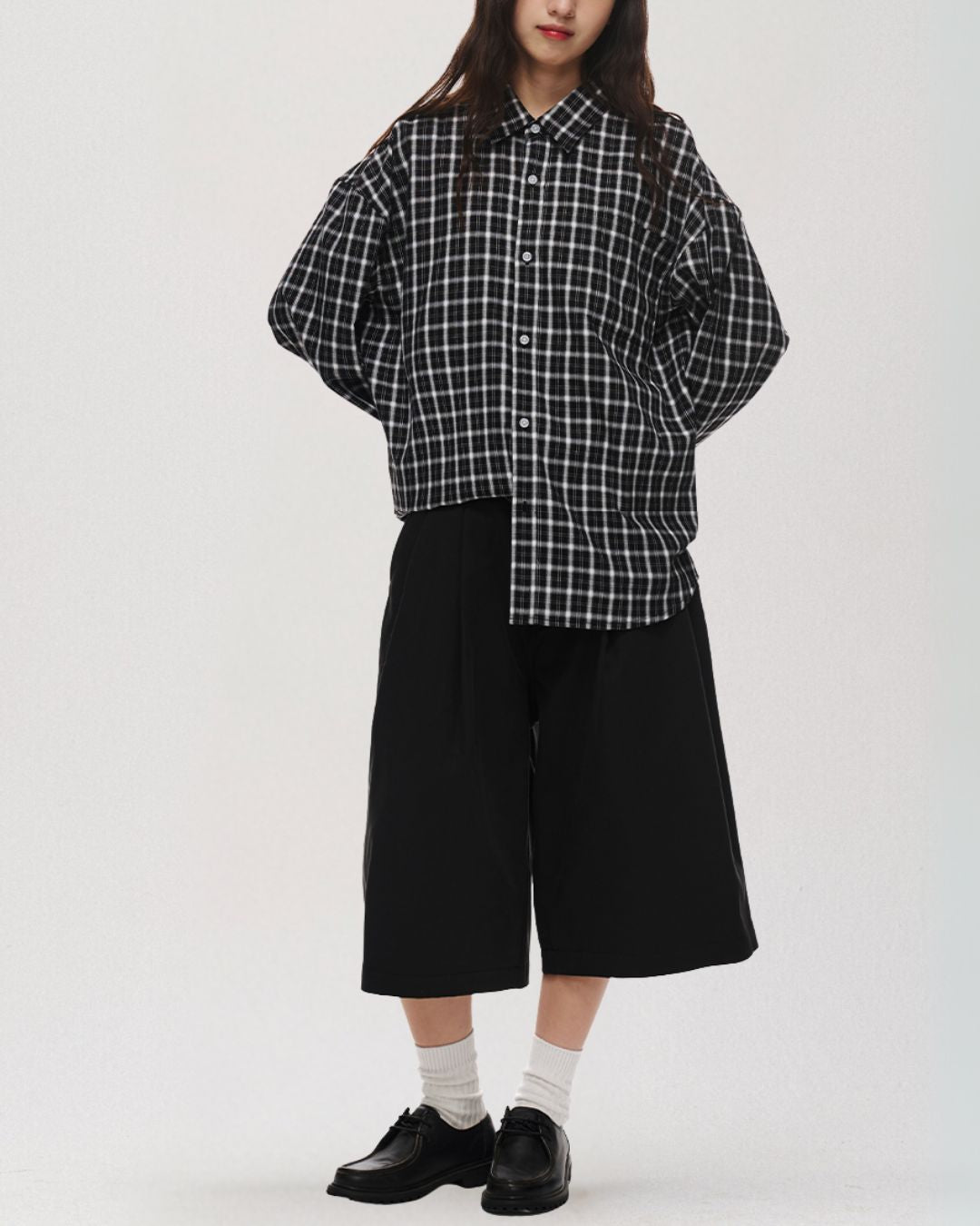 Retro Cotton Check Shirt LS099