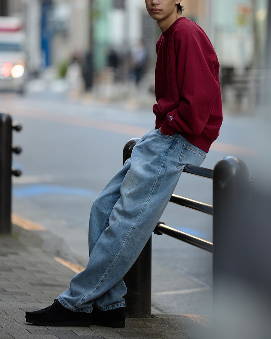 Crew Neck One Point Sweat SW087