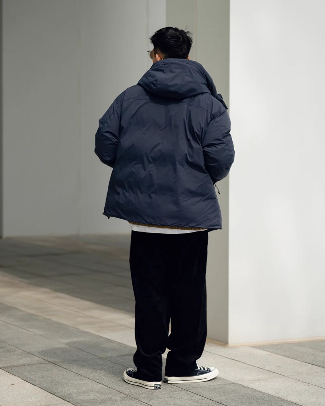 White Duck Hooded Down DW018