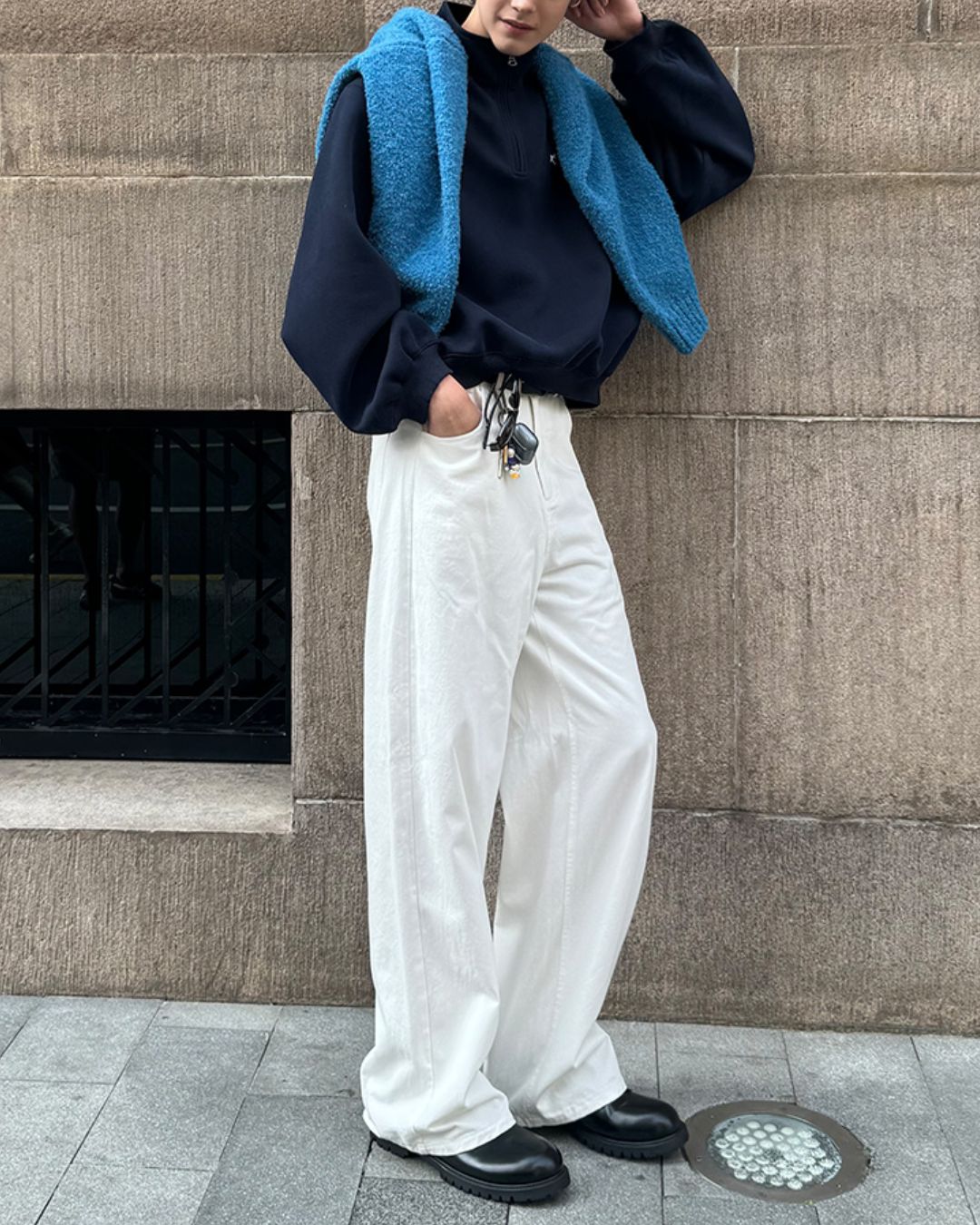 Cotton Basic Wide Pants WP080