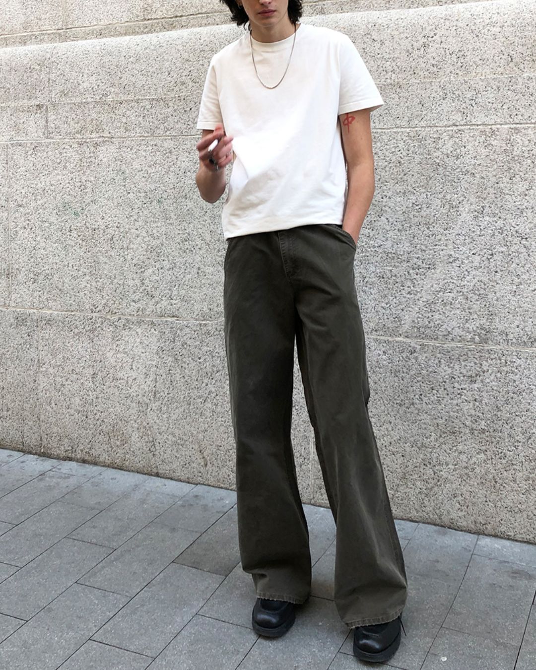 Smooth Cotton Basic T-shirt ST166