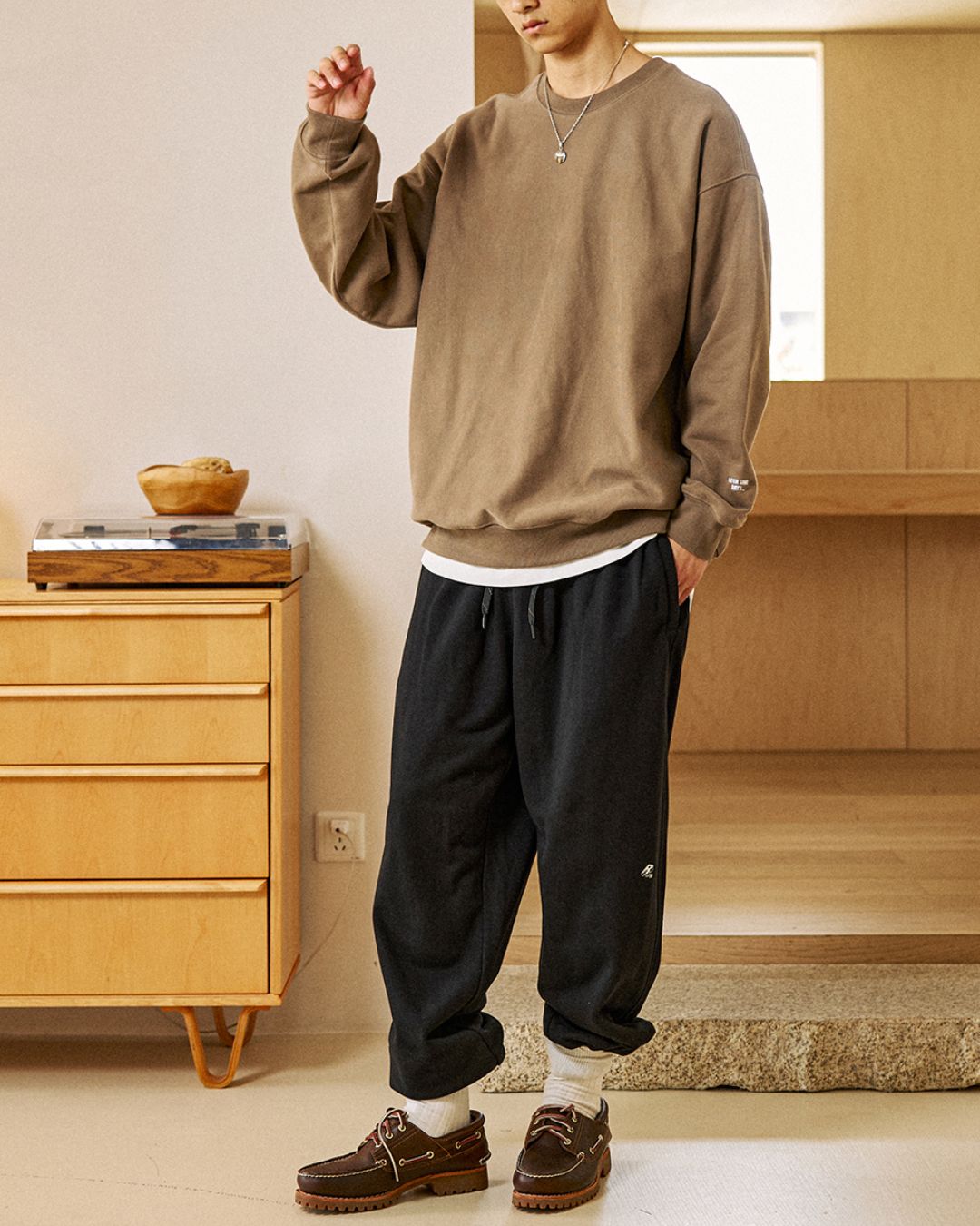 Loose Fit Sweat Pants TP028