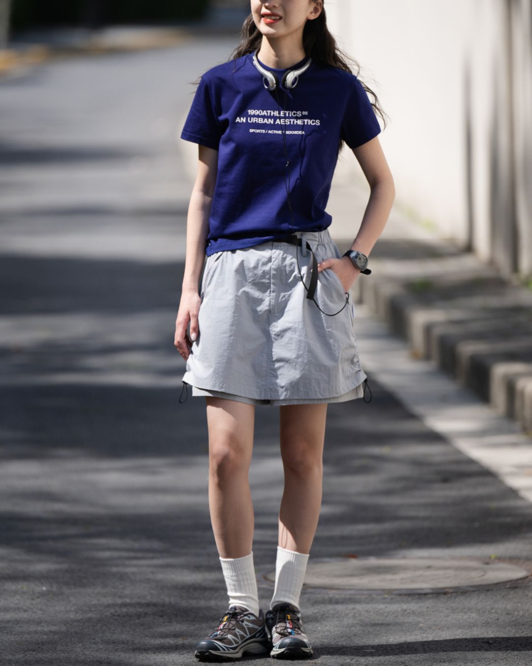 Letter Print Basic T-shirt ST164