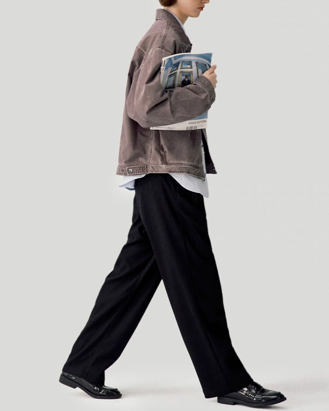 Washed Work Denim Jacket JK219