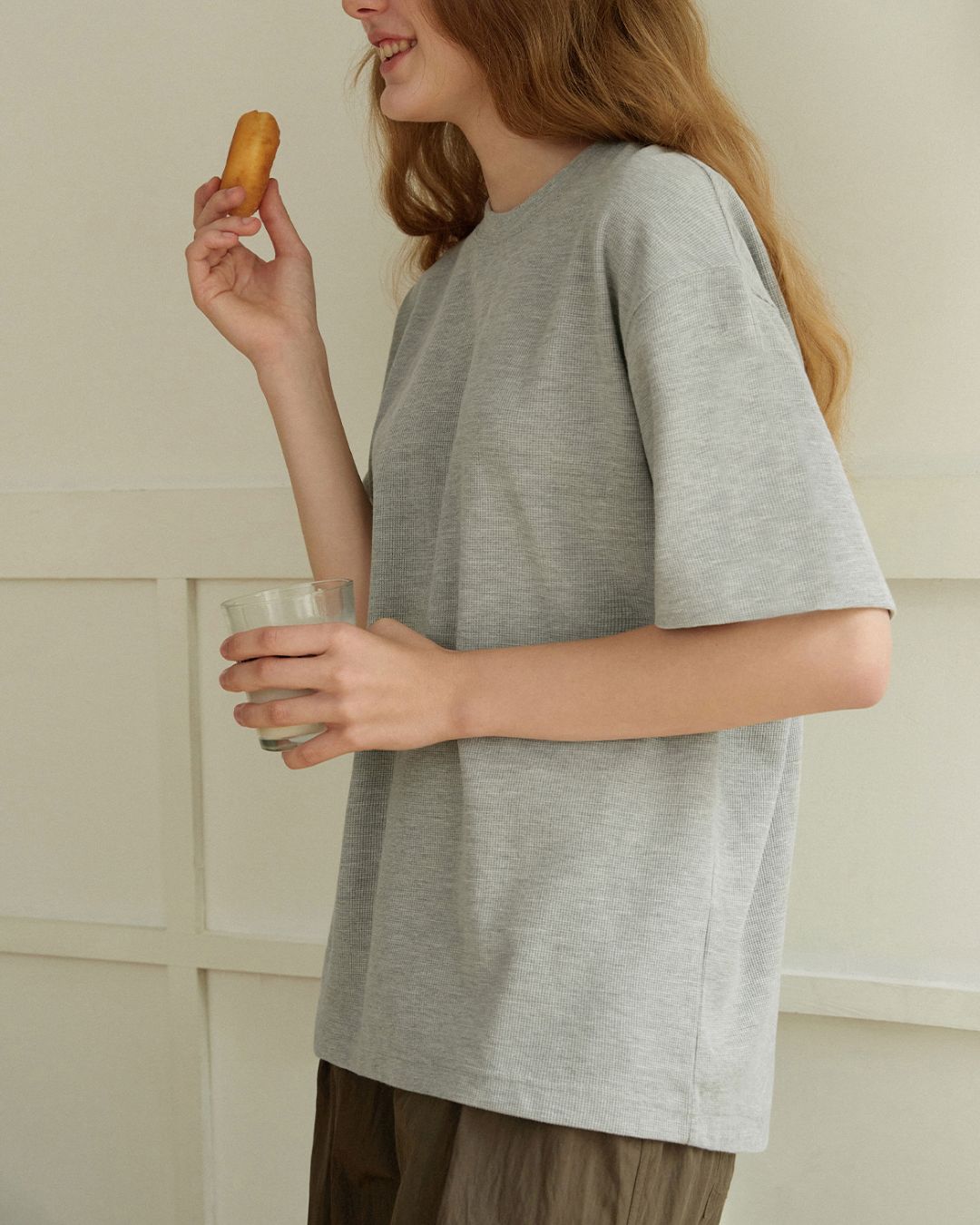 Waffle Basic T-shirt ST151