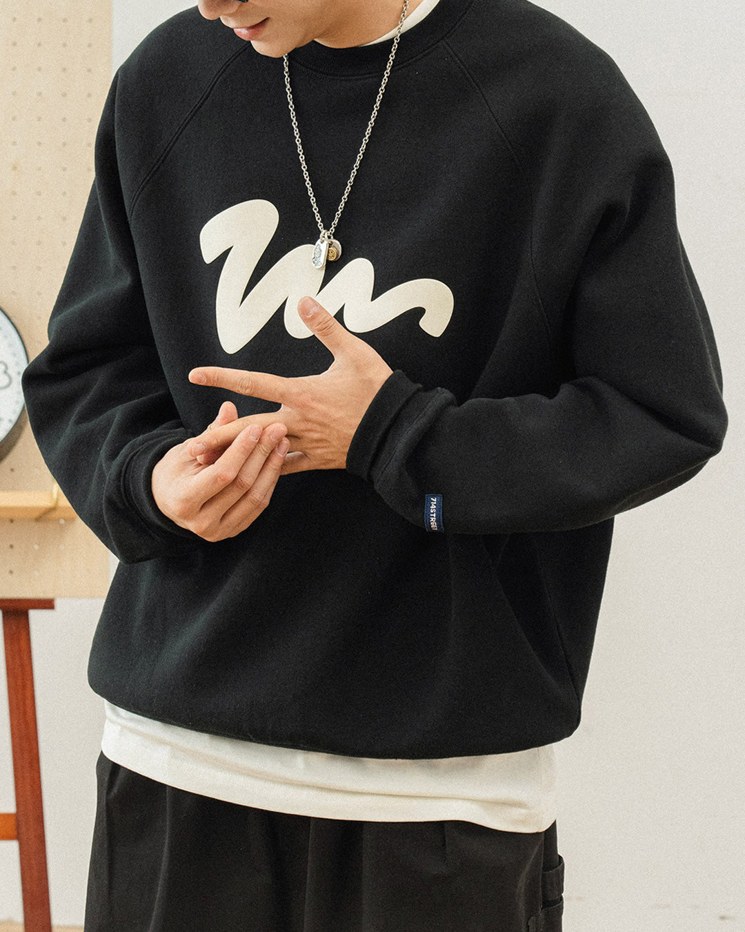 【10日以内お届け】Painted Logo Sweat SW008