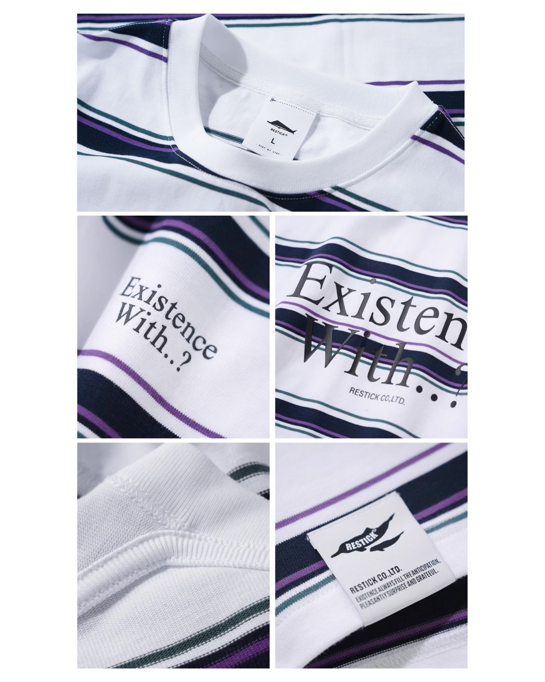 Contrast Border T-shirt LT071