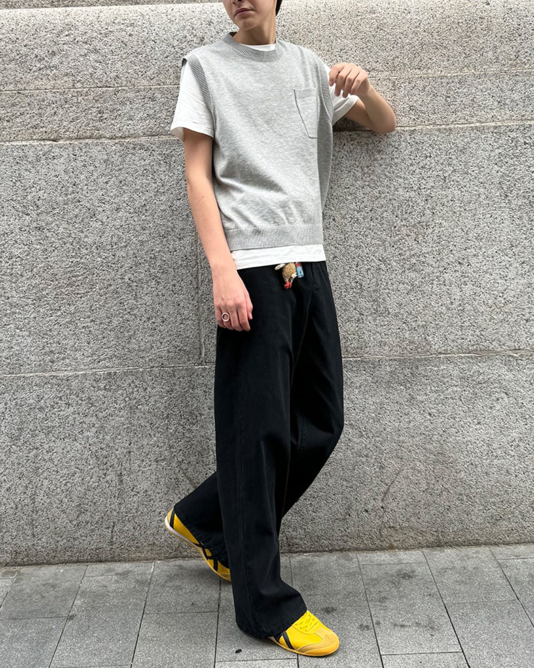 Cotton Basic Wide Pants WP080