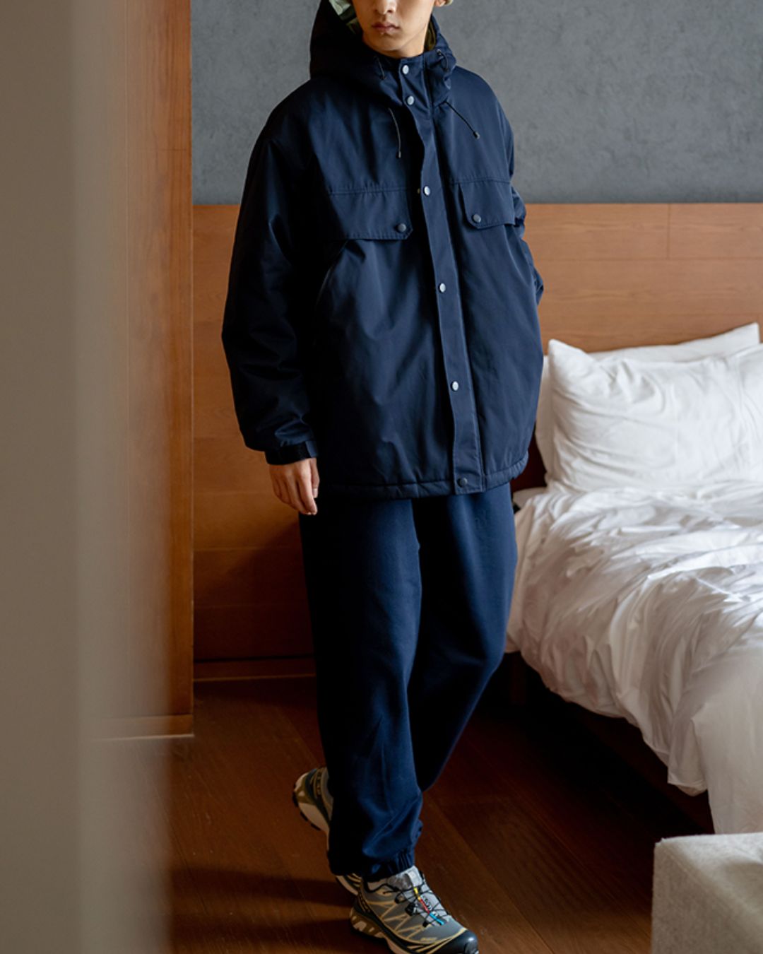 Padded Outdoor Hood Jacket JK241
