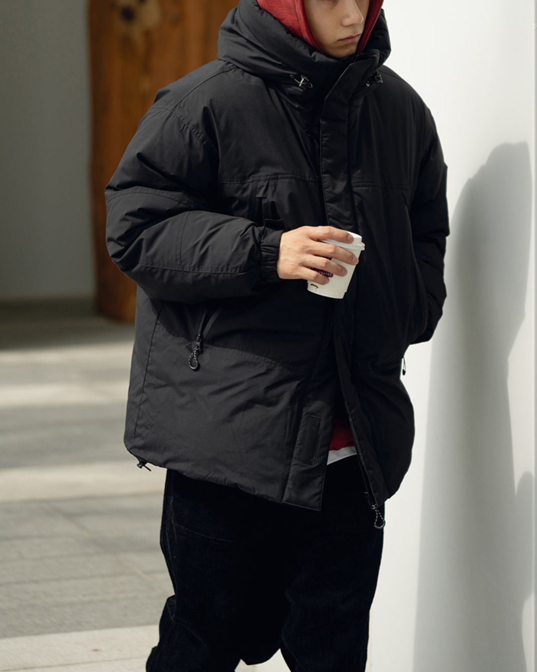 White Duck Hooded Down DW018