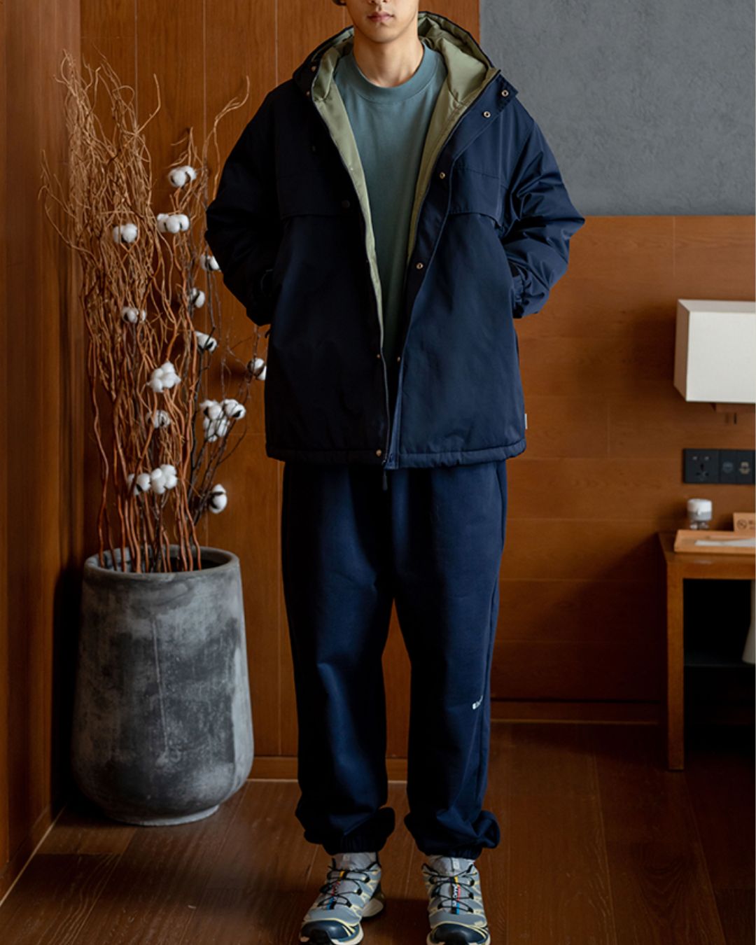 Padded Outdoor Hood Jacket JK241