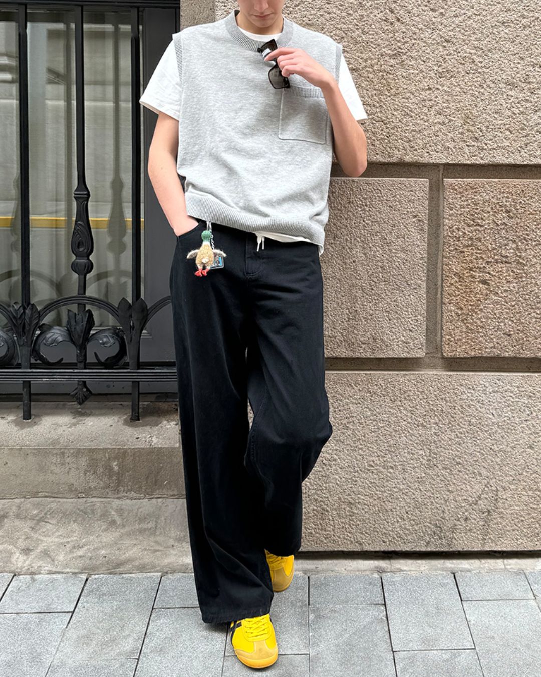 Cotton Basic Wide Pants WP080