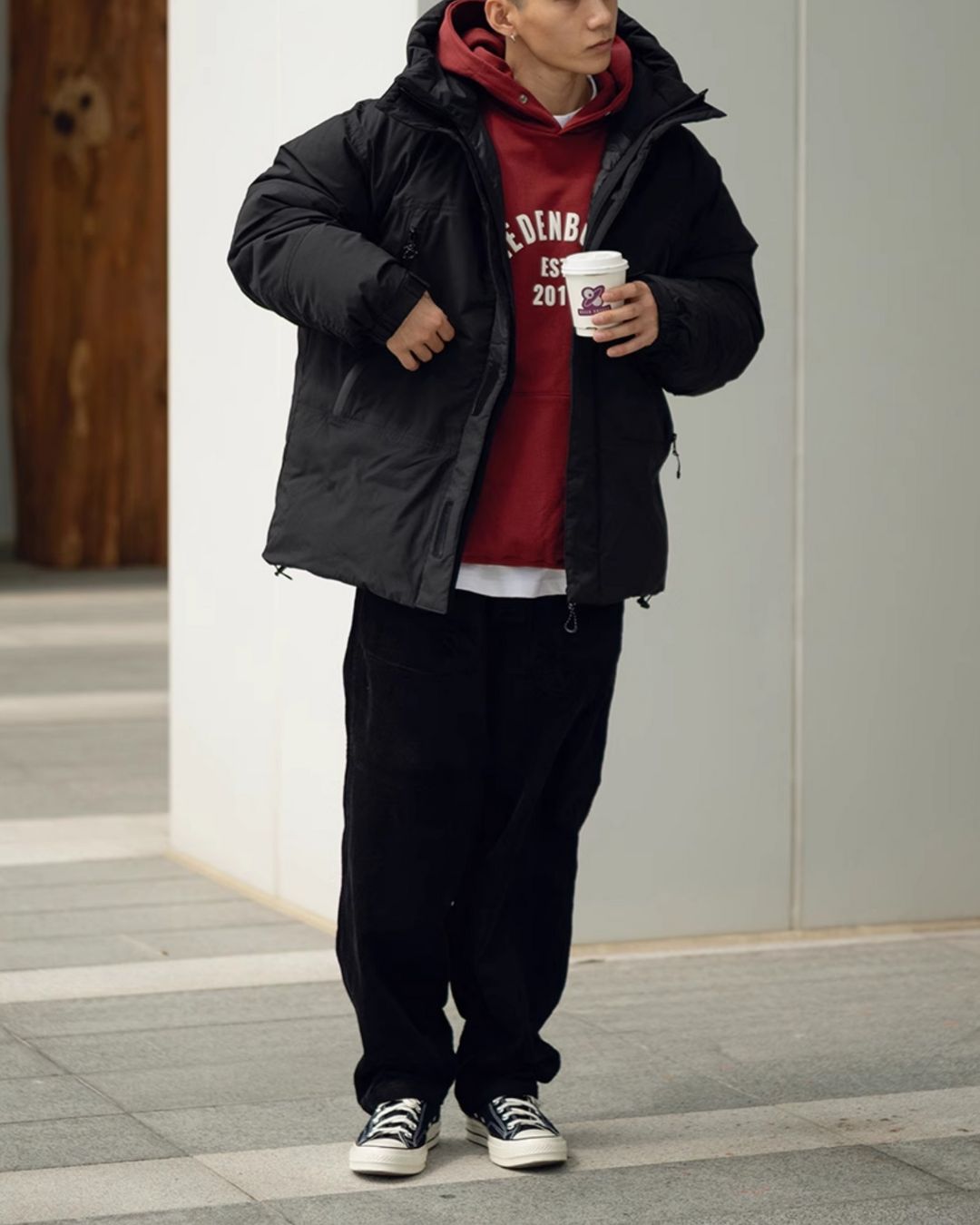 White Duck Hooded Down DW018