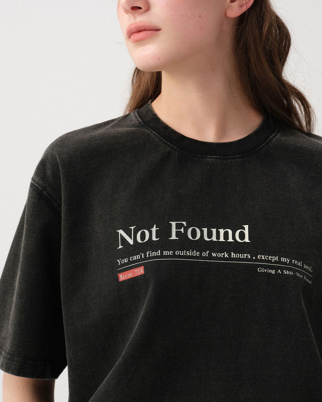 Washed Print T-shirt ST152