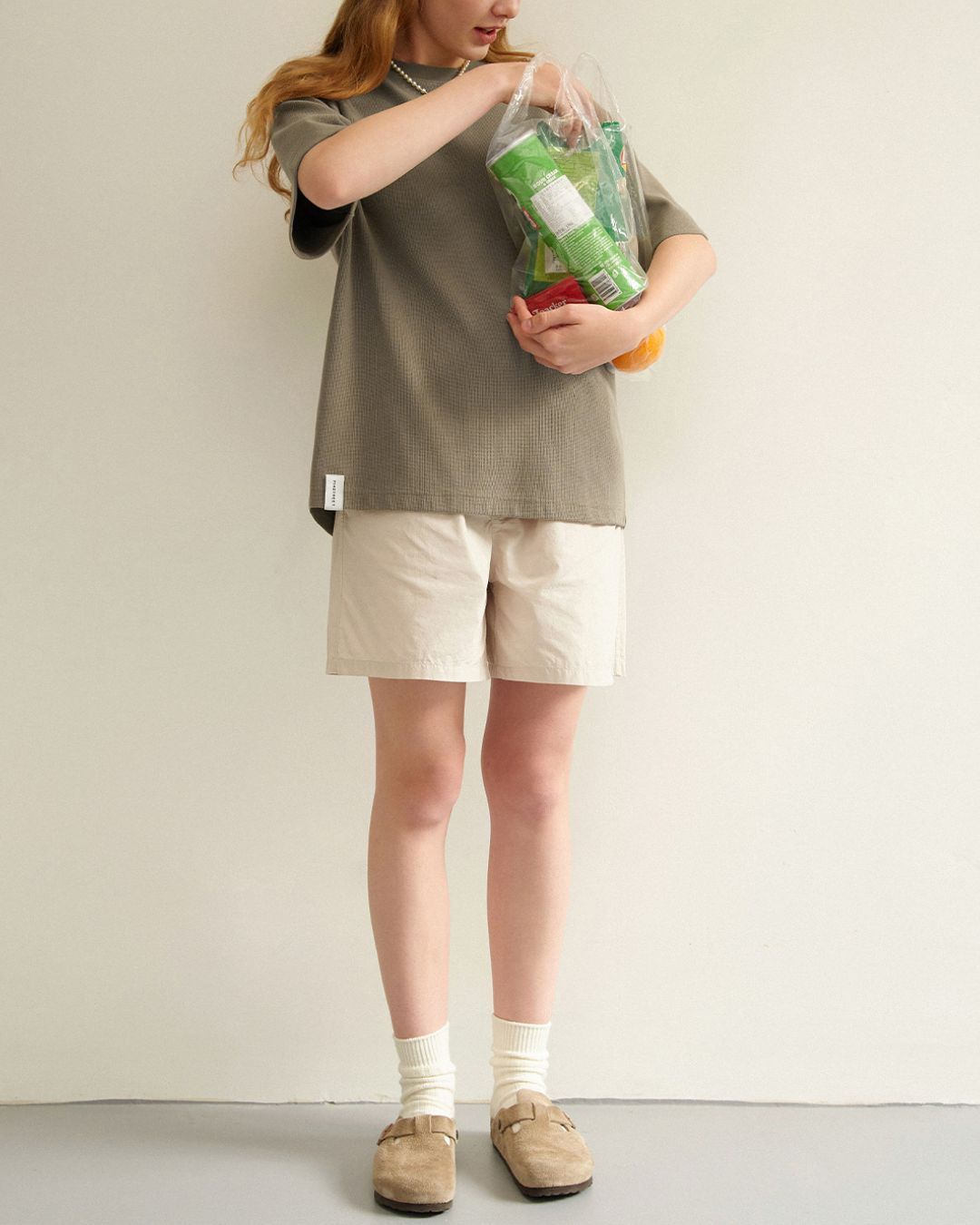 Waffle Basic T-shirt ST151