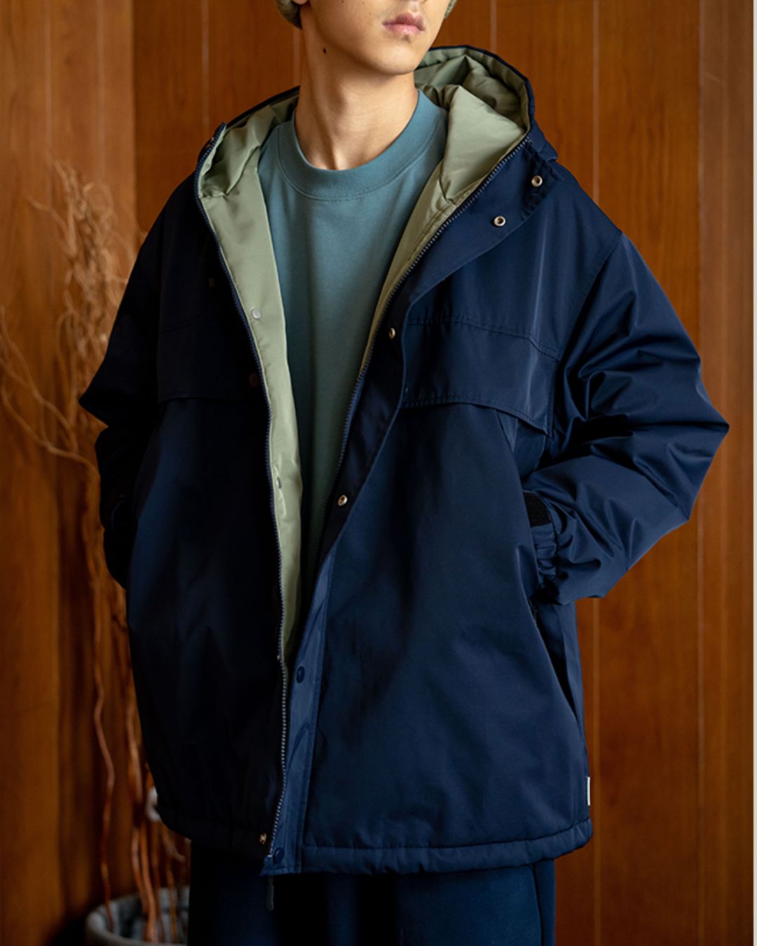Padded Outdoor Hood Jacket JK241