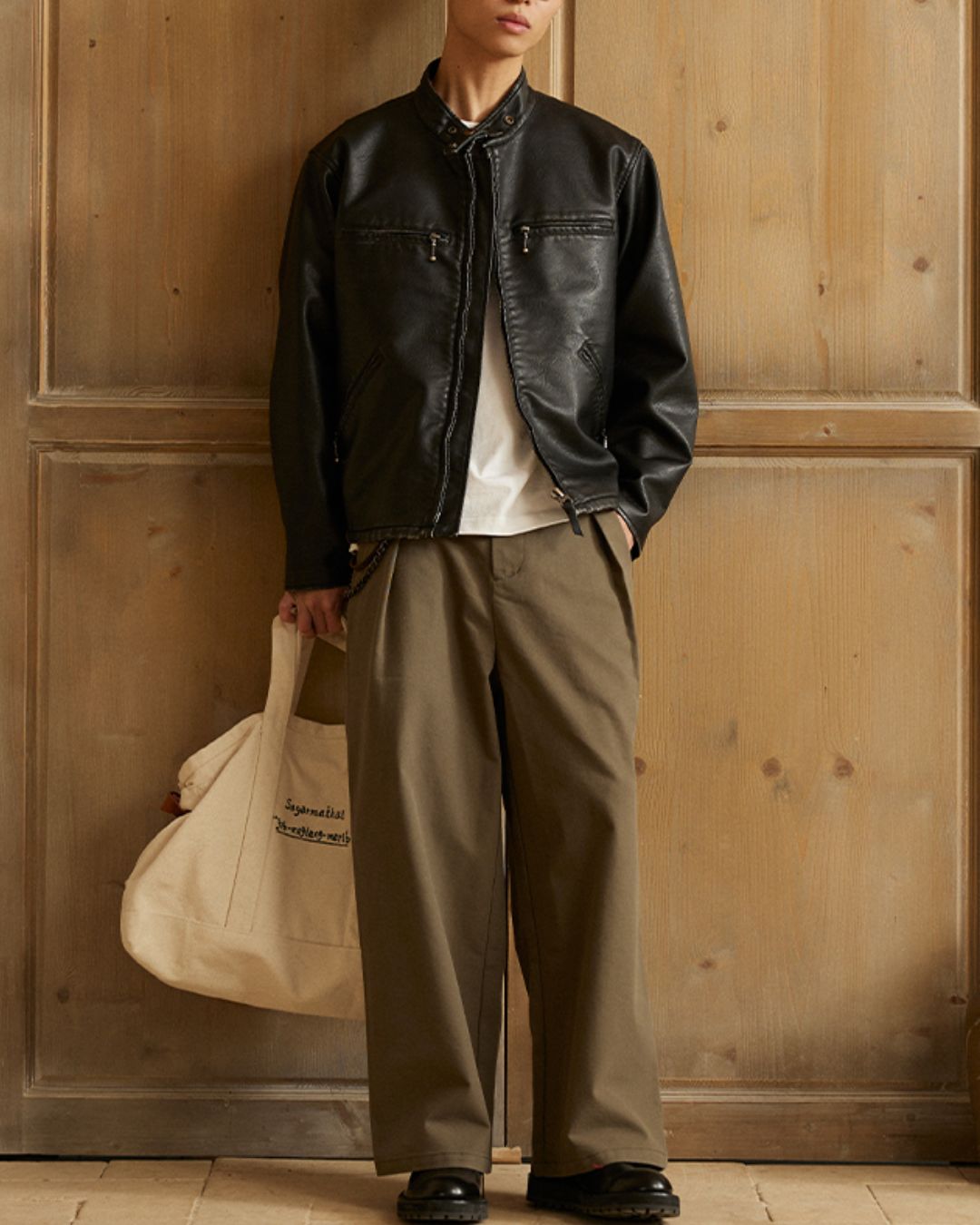 Single Rider Leather Jacket JK234