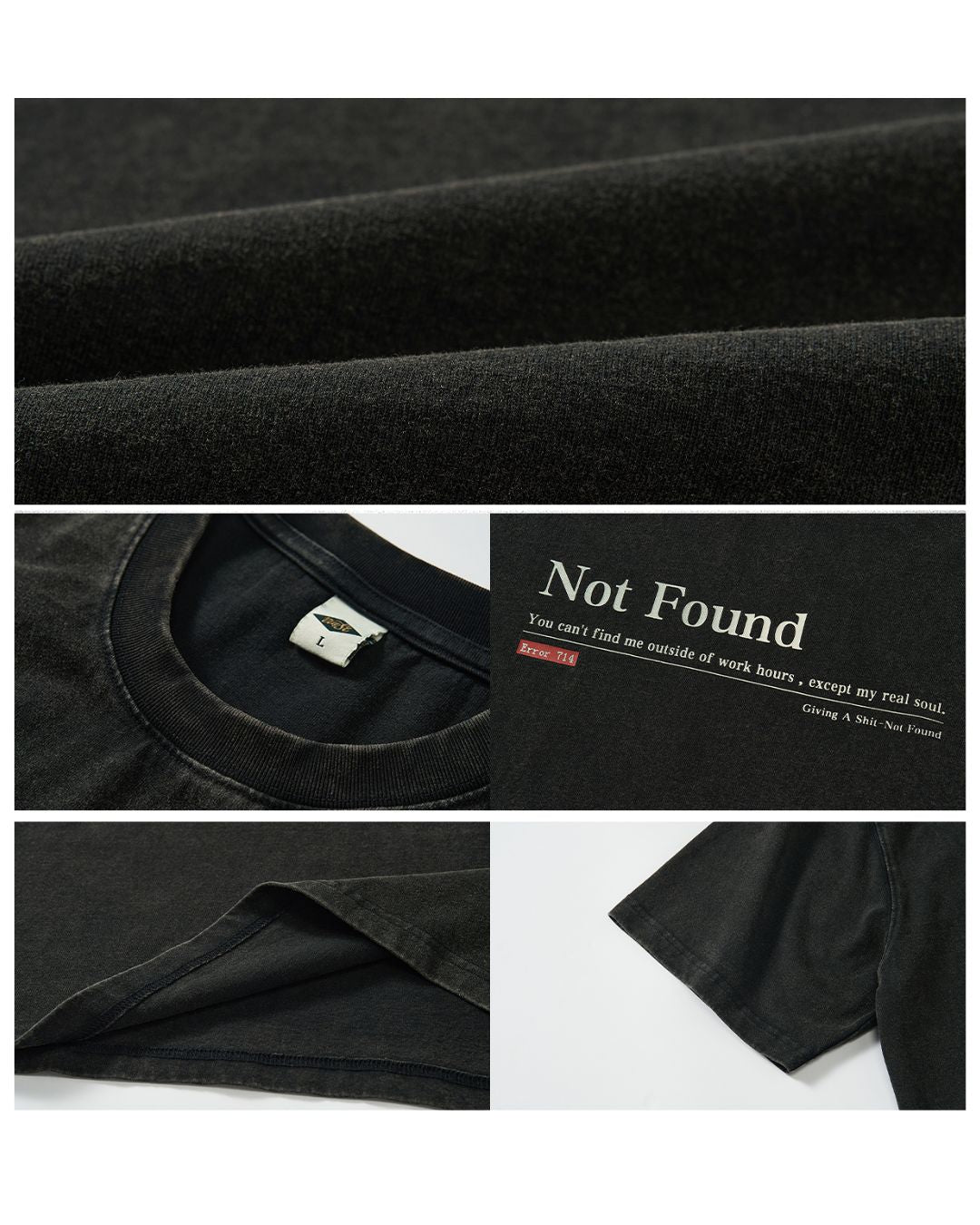 Washed Print T-shirt ST152