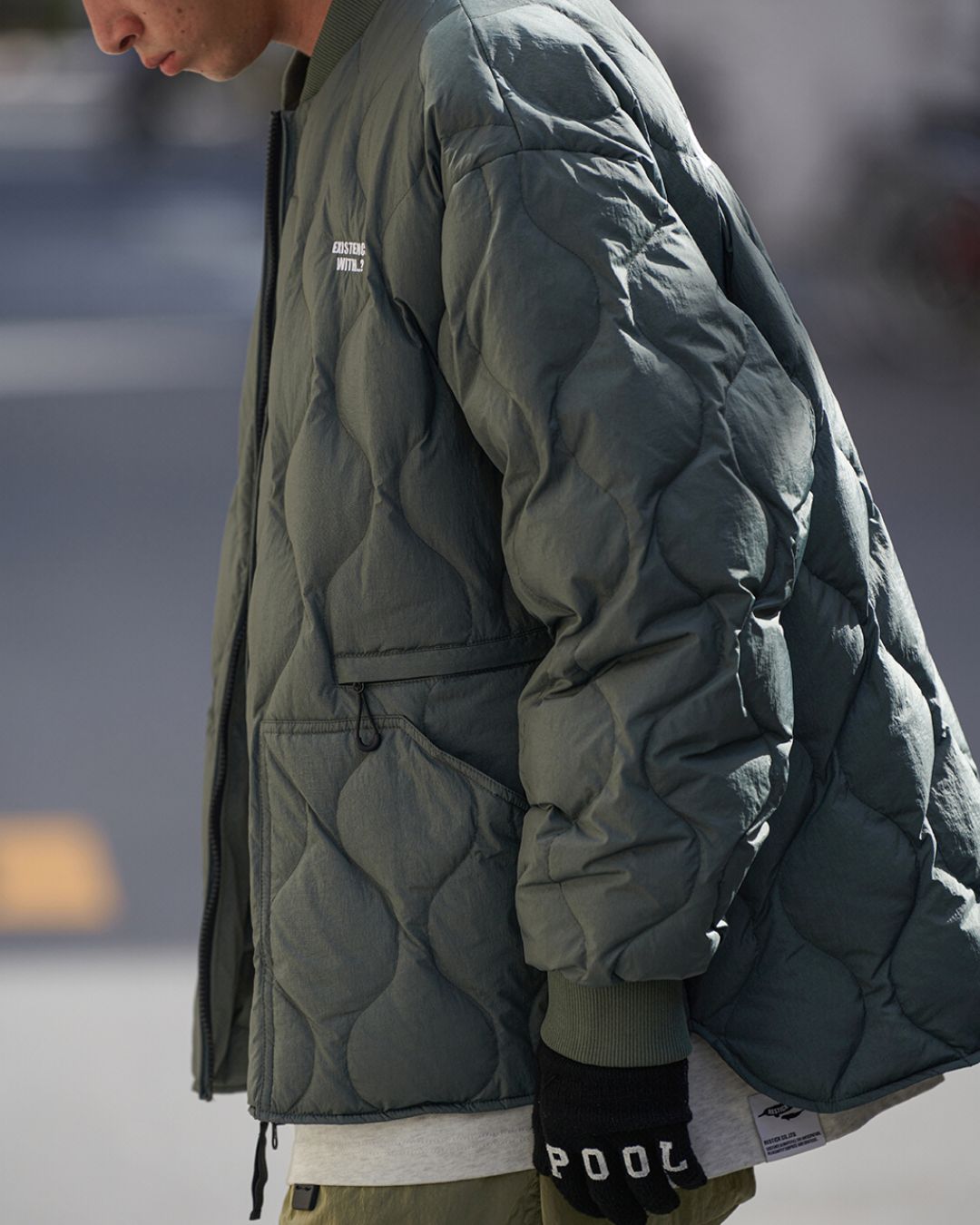 【一週間以内に発送】Quilted Down Jacket JK199