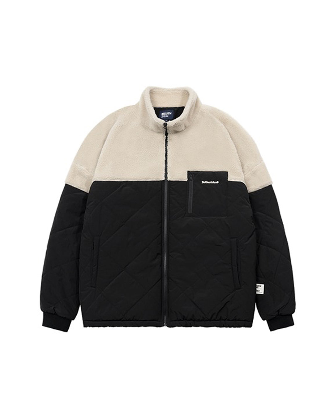 Stand Collar Switching Jacket JK119